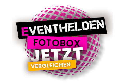 Fotobox mieten bei Eventhelden, Hochzeitsfotograf · Video in den Bergen, Logo